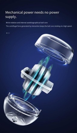 Кистьовий тренажер гіроскопічний Power Ball. Відцентровий тренажер для фітнесу на зап'ястку.