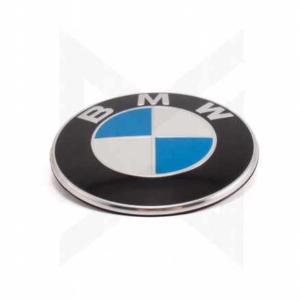 Емблема БМВ BMW 78 мм значок бмв E39 E53 E60 E46 E36 E34 E90 E65 E66 E70 Значок на капот багажник 51.14