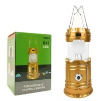 Ліхтар кемпінговий акумуляторний 6+1 LED 5800T SOLAR SPUTNIK, Gold 1800 мА + Power Bank