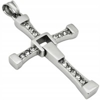 Хрест Домініка Торетто кулон Він Дізеля з фільму Форсаж з ланцюжком Silver кулон