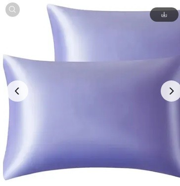 Наволочка атласна, шовкова 50х75, 1 шт., "Purple Blue Violet", фіолетова з блакитним відливом