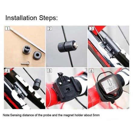 Велосипедний комп'ютер BN 518 багатофункціональний водонепроникний WEST BIKING