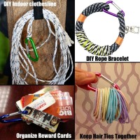 Карабін алюміній посріблений 45 мм. RGB. Паковання 5 шт.