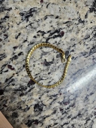 Браслет позолочений 18К, 6 мм, 20 см, Schehazade, клеймо