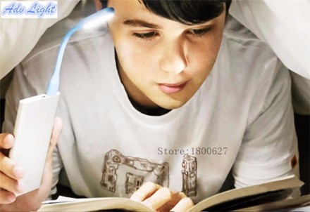 Яскрава USB гнучка лампа світильник світлодіодний LED. LED-ліхтар