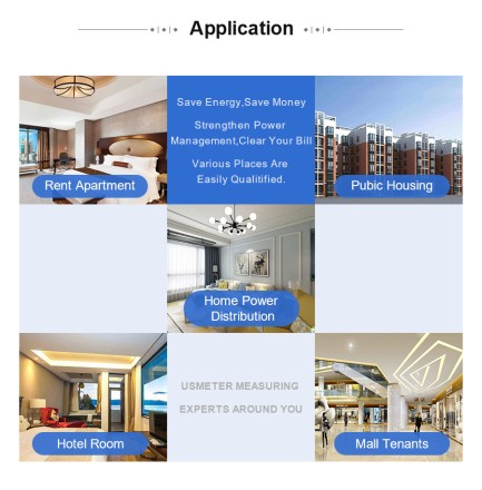 Однофазний електро лічильник на DIN рейку з LED-екраном Sinotimer 80А DDS6619-004 з підсвіткою екрана