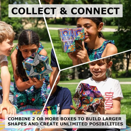 Магнітний чарівний кубик Рубіка, що змінює форму та візерунки. Shape Shifting Magnetic Cube або куб Shashibo