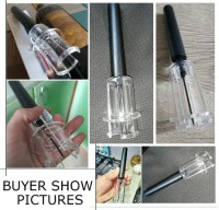 Штопор вакуумний. Барний штопор. Нержавейка.