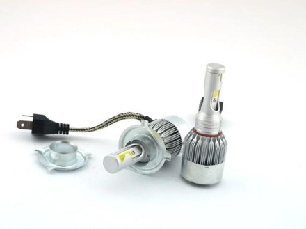 Світлодіодні LED лампи для противотуманок і головного світла C6L H7 COB White 12-24V, 3800Lm 25Watt 5000K