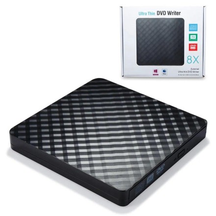 Зовнішній оптичний привод DVD-RW  DVD-USB 3.0 24Х