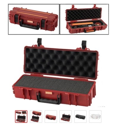 Кейс Сейф Екстрим. Secret Box Extrim Box Military Box — Універсальний ящик для зберігання AURA RED