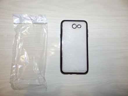 Чохол Remax Air Series для Samsung GALAXY J5 2017 прозорий зі срібною рамкою