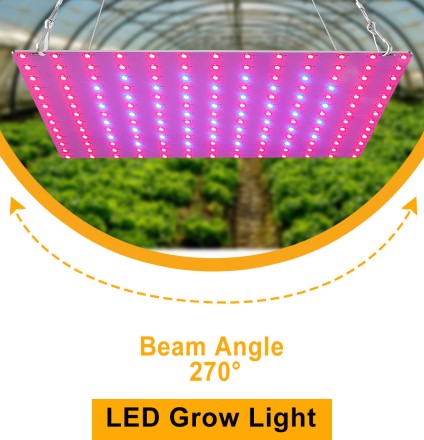 LED-фітолампа фітопрожектор фітопанель Full Spectrum 1000W