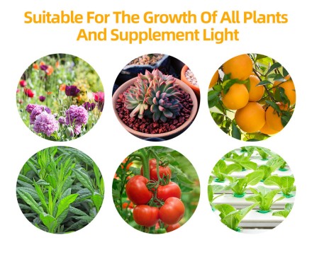 LED-фітолампа фітопрожектор фітопанель Full Spectrum 1000W