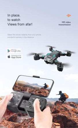 Квадрокоптер Дрон G6 Pro, 4K, ширококутна HD-камера, GPS, Wi-Fi, fpv 5G