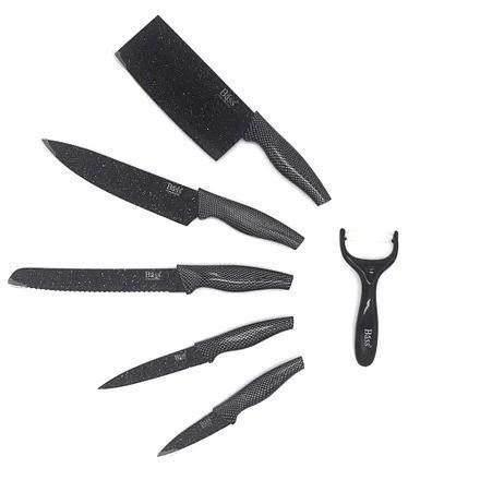 Набір ножів керамічних професійних "Bass", 6 предметів, подарункове паковання