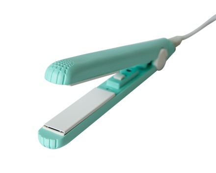 Щипці для завивки волосся. Випрямляч волосся JFD F002. Салатовий. 160 С. В пластиковому футлярі.