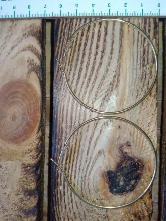 Сережки кільця Xupingi, "Золото", 65 мм