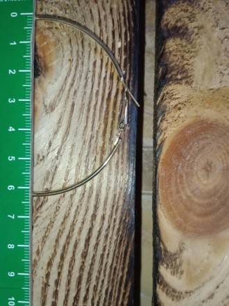 Сережки кільця Xupingi, "Золото", 65 мм