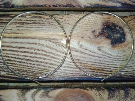 Сережки кільця Xupingi, "Золото", 65 мм