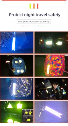 Світловідбивний брелок, підвіска, відбивач Стрічка Streamer — вимпел