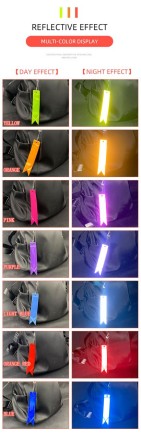 Світловідбивний брелок, підвіска, відбивач Стрічка Streamer — вимпел