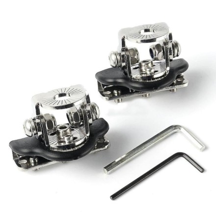 Потужний кріпильний кронштейн, затискач, кріплення з неіржавкої сталі. На капот, на багажник, на двері.