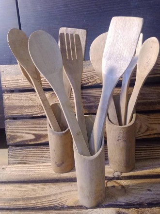 Заварювальний чайник із бамбука. Заварник. Авторський розпис. Ручна робота. Різьба