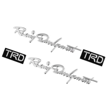 Набір вінілових наклейок 3D Racing Development TRD (2 шт. на одному блістері)