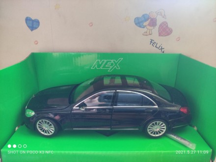 Модель машинки 1 /24 Мерседес Mercedes S 221