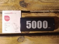 Павербанк Remax E5 5000mAh Black Пакербанк, Powerstation. Full Power Box