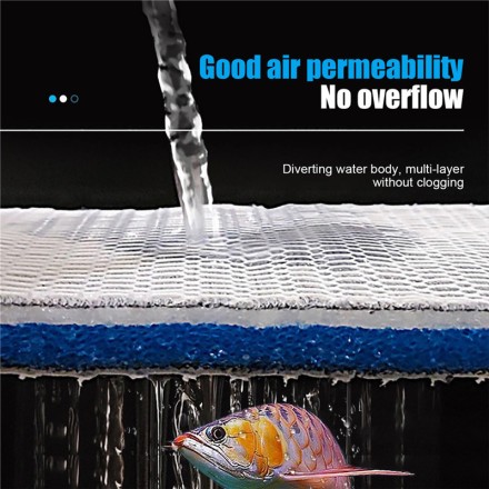 8D акваріумний фільтр, ЕКО губка, Екофільтр без клею, 500 х 110 мм х 20 мм