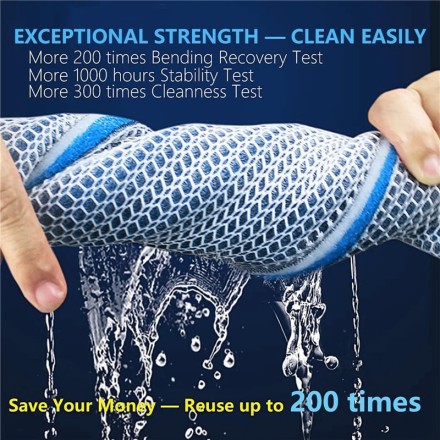 8D акваріумний фільтр, ЕКО губка, Екофільтр без клею, 500 х 110 мм х 20 мм