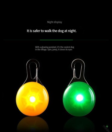 Світлодіодний яскравий нашийник LED-ліхтарик, нашийник для собак і кішок "Pets Light". Літієва батарея в комплекті!