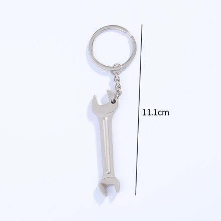 Брелок (набір) "Інструменти" "Rhodium Tools" 3 шт. для моделювання з кільцем із неіржавкої сталі. Родієве покриття