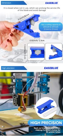 Портативний труборіз лезо з неіржавкої сталі 304 для труб 3-20 мм пневмо, нейлонових, ПВХ, ПУ, металопластиків