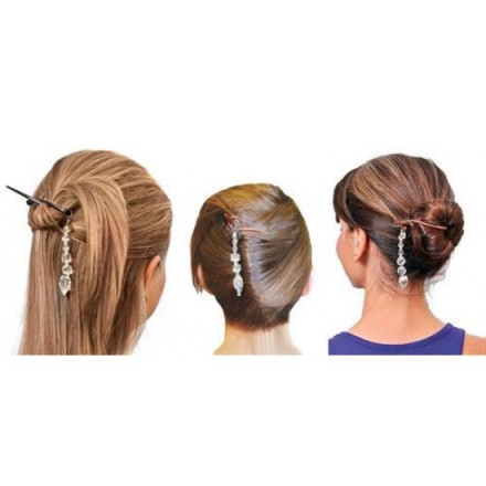 Набір шпильок для волосся з прикрасою Twist N Clip