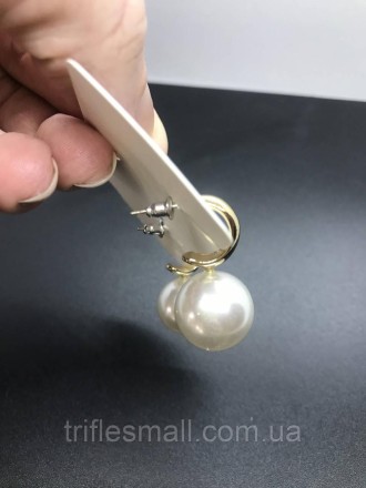 Сережки перлини, "Золото"
