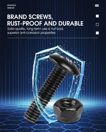 Універсальне велосипедне дзеркало заднього огляду, що регулюється на 360 градусів WEST BIKING