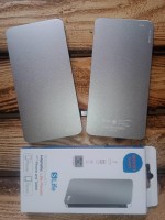 Універсальна батарея SLife 6000mAh Power Bank Павербанк, сталевий корпус