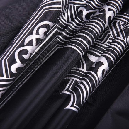 Молітвенний килимок, портативний плетений килимки,їнський принт, з компасом у сумці 60х100. Чорний