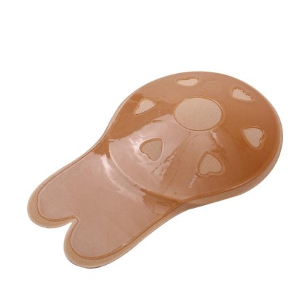 Бюстгальтер-невидимка Kiss Bra з ефектом push up чорний, бежевий. Invisible Fly Bra