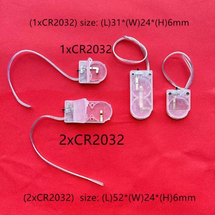Адаптер тримач для батарейки, 3V 2025, 2032 з перемикачем ВМИК