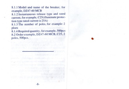 Автоматичний вимикач DZ47-60 1P 4.5KA C 50A на DIN-рейку