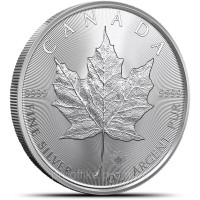 Інвестиційна монета "Канадовий Кленовий лист" 1 унція 31,1 г чистого срібла, проба 999,9 Канада, 2017