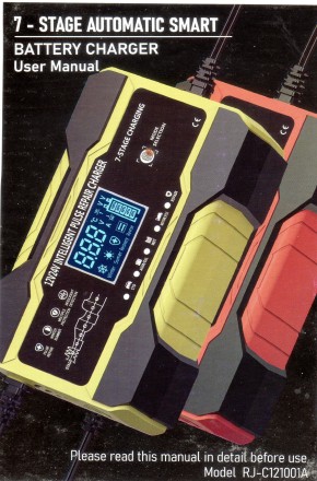 Зарядний пристрій для автомобільного акумулятора Tianye 12 V 10 A і 24V-5A Version 9.1 АКБ