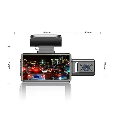 Автовідеореєстратор HD 1080P Dashcam DVR Recorder "Black Box", 2 камери WI-FI, IPS 3''