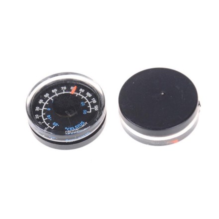 Термометр 58 мм Механічний аналоговий датчик температури з наклейкою на 3М у подарунок! Класика з металу!