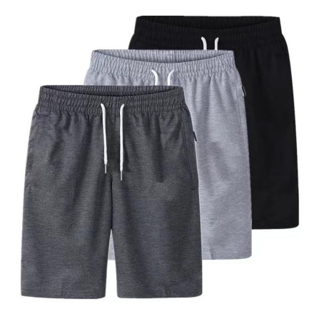 Чоловічі спортивні шорти з кишенями на шнурівці 50-52 6XL Dark Gray