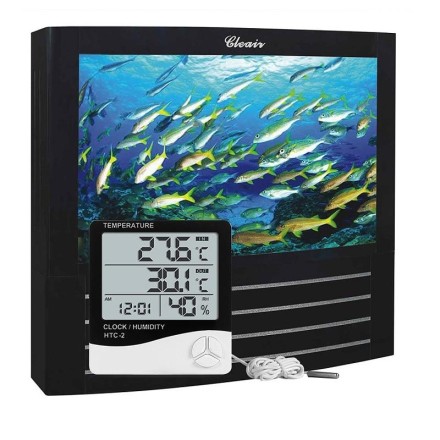 Цифровий термометр, гігрометр, метеостанція, тестер температури та вологості, годинник, будильник HTC-2,